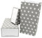 Frau WunderVoll® 12 PAPIERTÜTEN MIT Boden GRAU, Sterne 12x7x24cm / Blockbodenbeutel, Tüte, Papierbeutel, Papiertüte, Geschenktüte, Geschenkbeutel, Gastgeschenk, Hochzeit, Mitgebseltüte, Falttasche