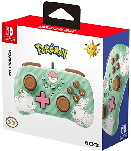 HORIPAD Mini para Nintendo Switch (Pikachu & Eevee)