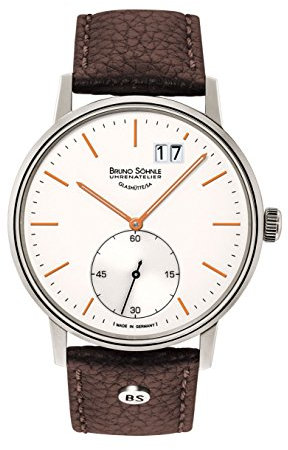 Bruno Söhnle Herren Analog Quarz Uhr mit Leder Armband 17-13179-245