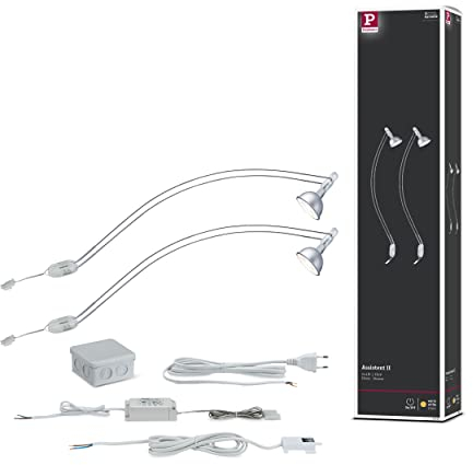 Paulmann Galeria Assistent II LED 2x4W GU5.3 Chrom 230/12V 9VA Metall