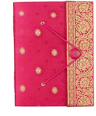 Paper High Fair Trade Saree Notebook Large 135 x 185 mm Cherry