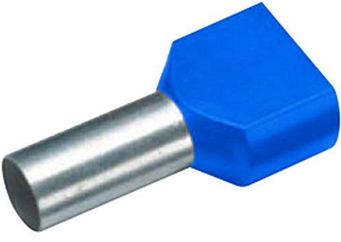 Cimco 182402 - Crimpspitze 1 2 x 0,75 mm2 8 mm blau 15 mm