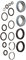 RockShox Dichtung Service Kit Basic Lyrik Dual Position Air Gabeln, schwarz, 5 x 5 x 3 cm