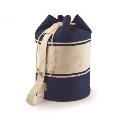 Quadra Canvas Duffle, Navy Natural, One Size