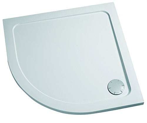 Mira Flight Low Profile Quadrant Shower Tray 800x800 2 UPS (Upstands) 1.1697.479.WH 550mm Radius With Slimline Waste Cover & Vortex Waste