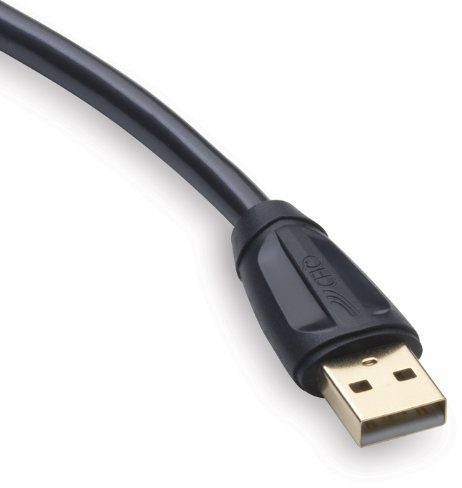 QED QE6904 Câble USB Type A-B 5 m Noir