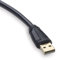 QED QE6904 Câble USB Type A-B 5 m Noir