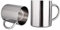 IMEEA Tea Cup Stainless Steel Double Wall Mugs 400ml(13.5oz) for Drinking Tea Coffee Hot Soup Set of 2