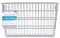KitchenCraft Cutlery Drainer Caddy with Hooks, Metal Cutlery Holder, Robust and Hygienic 25 x 25cm (10 x 10''), Silver