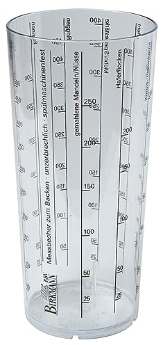 Birkmann Messbecher, Meßbecher, Messbehälter, Küchen Becher, Küchenhelfer, Kunststoff, 0.5 L, 430037