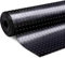 etm - Revêtement de Sol en Caoutchouc antidérapant - Tapis de Sol Usage Industriel - Protection amortissante Contre Les Chocs et l'usure pour Zones de Chargement - Flachnoppen, Noir 100x600 cm, 3mm