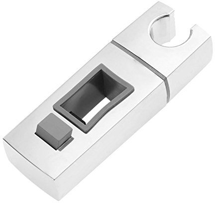 Mtsooning Duschkopf-Gleiter-Halterung, Duschkopfhalter, verstellbar, ABS, Ersatz für 31 x 18mm rechteckige Schieberstange, Badezimmer.