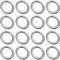 My-Bead 20 Stück Binderinge Biegeringe Ø 5mm x Ø 1mm Drahtstärke 925 Sterling Silber für Schmuckherstellung DIY