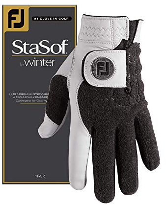 FootJoy StaSof Herren Winterhandschuhe, Perle, Cadet, Medium/Large