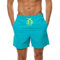 Aisprts Maillot de Bain Homme Short de Bain Respirant à Séchage Rapide avec 3 Poches Short de Plage Homme avec Doublure en Maille et Cordon de Serrage Réglable, T1 Turquoise, L