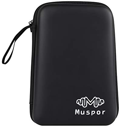 Alnicov Kalimba-Hülle mit 17 Tasten, wasserdicht, stoßfest, für 10/17/21 Tasten, Kalimba (schwarz)