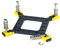 Verstellbares Motherboard-Rückplatte, CPU-Kühlkörper-Montagehalterungs-Set, kompatibel mit Intel LGA 775 1150 1155 1156 1366 Motherboard CPU Kühler Halter Rückplatte Snap Fix Schrauben