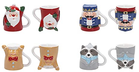 Tognana Up & Down Natale Set 4 Mug