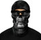 ShopINess 3D Schädel-Design Totenkopf Sturmhaube für Erwachsene, Unisex, Biker, Sportler und Outdoor-Aktivitäten, Festivals und Halloween Totenschädel (Bandit)