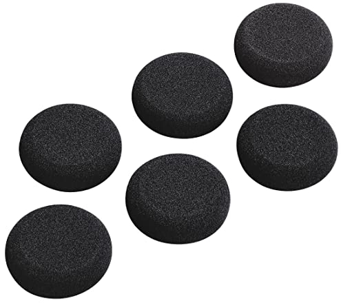Hama Schaumstoff-Ersatzohrpolster 45 mm, 6 Stück, schwarz