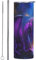 Siiuuol Purple Dragon Art Tumbler 20 Oz Coffee Cup with Lid and Straw Stainless Steel Mug Insulated Tumbler Travel Mug Home Office Gifts