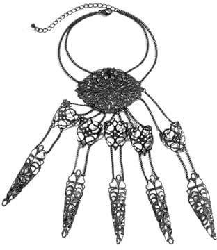 Halloween Finger Claw Bracelet | Adjustable Hand Chain - 7 Inch Claw Ring Bracelet | Multipurpose for Cosplays, Masquerade, Weddings