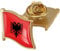 Albanien-flagge-brosche, Anstecknadel, Albanische Flagge, Metall-anstecknadel, Patriotische Souvenir-anstecknadel Für Hut, Kleidung, Rucksack