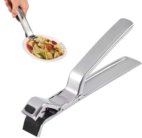 Edelstahl Schüssel Gripper Clip, Anti Hot Retriever Zange Schüssel Gripper Werkzeug, Verbrühungsschutz Heiß Schüssel Greifer, Anti Hot Clamp Greifer zum Heben Heißer Schalen Schüssel Topf (1 Stück)