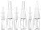 Healeved 10ML Small Spray Bottle with Lid - Set of 10 Nasals Spray Bottles, Refillable Transparent Fine Mist Empty Nose Mist Sprayer for Home Outdoor - Travel Spray Bottle