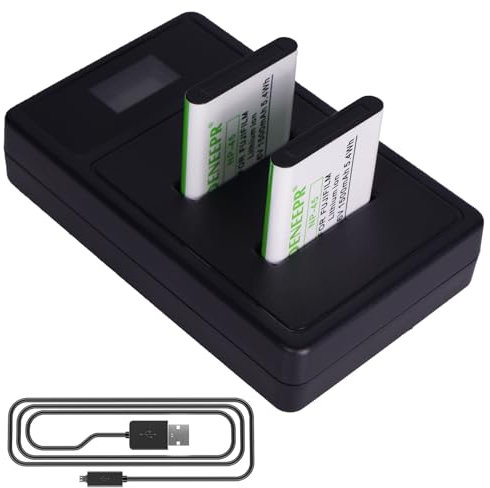 2 x 3.6 V 1500 mAh Li-ion Battery LED Dual Charger Kit for FUJIFILM NP-45 NP-45A NP-45B NP-45S INSTAX Mini 90 Battery