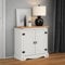 Corona Sideboard White Wax 2 Door Cupboard