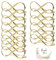 Getyjoe 15 Stück Tischkartenhalter Hochzeit Fotohalter MenüKartenhalter Gold Restaurant Tischkarten Halterung Memohalter Metall tischnummern halter für Bankette Hochzeiten Jubiläen Party - Golden