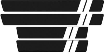 ERSISER Protezione Battitacco Auto, per VW Golf 5 6 7 8 GTE GTI GTD Adesivi Soglia Auto Davanzale della Dell'auto AntiGraffio Styling Accessori,D