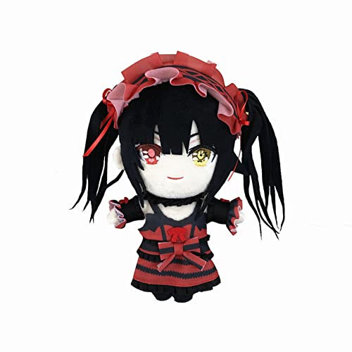 Qiancc Date A Live Plüschkissen Tokisaki Kurumi Figur Kissen 20cm Anime Weiches Gefülltes Sammlerstücke Wurfkissen Dekoration für Home Sofa Schlafzimmer