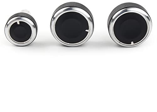 SIKUAI Center Konsole Klimaanlage Heizung Schalter Knopf Ersatz Mithelfer Für Golf 4, für 2001-2008