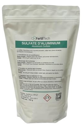 FertilTech Aluminium Sulphate, 750 g, Versatile Treatment for Floor, Hydrangeas and Swimming Pools
