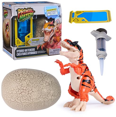 Primal Hatch Huevo Dinosaurio Juguete con Criatura Híbrida Interactiva