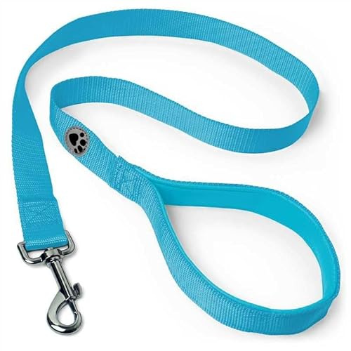 iGadgitz Home U7323 Padded Handle Dog Lead Leash - Blue - 180cm (1.8m)