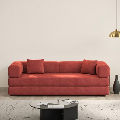 WENMEE Modulares Ecksofa, 78,8 Zoll (ca. 200 cm) Langes, Wandelbares Standsofa Mit Armlehnen Und Komfortfunktion Für Das Wohnzimmer(150x100x75cm)