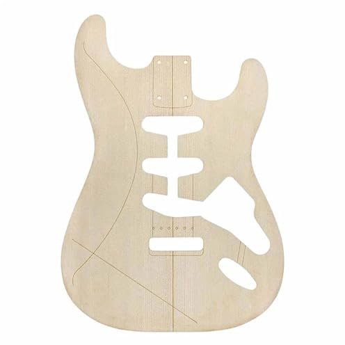 Gitarrenreparaturwerkzeuge ST-E-Gitarren-Korpus Transparente Acryl-Schablone Zur Herstellung Von Formen(ST wood)