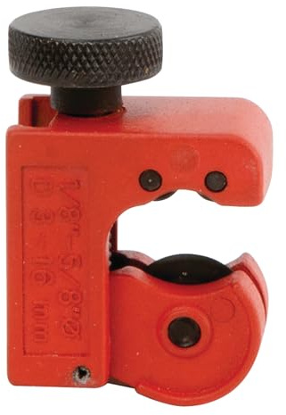 PERFORMANCE TOOL W700C Mini-Rohrschneider, 1/8 bis 5/8 Zoll Außendurchmesser, klein und kompakt für den Einsatz in Engen Bereichen