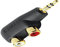 AudioQuest 3,5 mm stéréo vers 2 x femelle RCA
