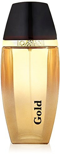 Lomani Eau de Toilette Spray for Men, Gold, 3.3 Ounce