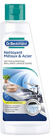 Dr. Beckmann - Nettoyant Métaux et Acier - Au charbon actif - 250ml x Pack of 3