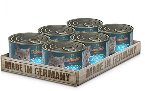 200g Dose Leonardo Kitten reich an Geflügel Katzenfutter
