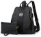MKP Damen Fashion Rucksack börse Multi Taschen Signature Anti-Diebstahl Rucksack Reise Schule Schultertasche Handtasche mit Handgelenk
