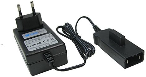 Trade-Shop 18V Li-Ion Akku Ladegerät Ladestation kompatibel mit Gardena Heckenschere Highcut 48-Li Easycut 50-Li Rasentrimmer AccuCut 400 Li (8840-20)