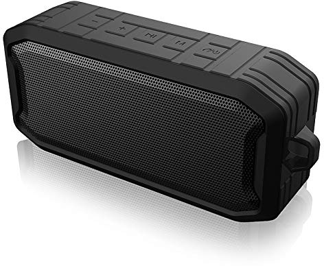 Hengweiuk Bluetooth speaker 5.0, Portable Wireless Bluetooth Speaker 40W with Dual Driver IPX7 Waterproof Bluetooth with 12 Hours Playtime 20 m Bluetooth Range for Party, Travel, Outdoor (Black)