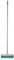 CHARLES BENTLEY Broom, Green, Soft, Indoor Broom, Metal Handle, Broom Head, Soft Flagged Bristles, Rubber Bumpers, Strong, Robust Handle, Hanging Hook, Practical (120x14x14cm)