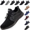 Zapatos De Seguridad Deportivos Transpirablespara Hombre con Puntera De Acero Mujer Calzado De Trabajo Construcción Botas Trekking Negro Azul Gris Verde Rosa 36-48 EU Negro 44